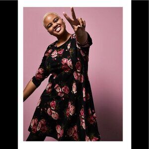 Torrid Betsey Johnson Ponte Skater Dress sz 1  16